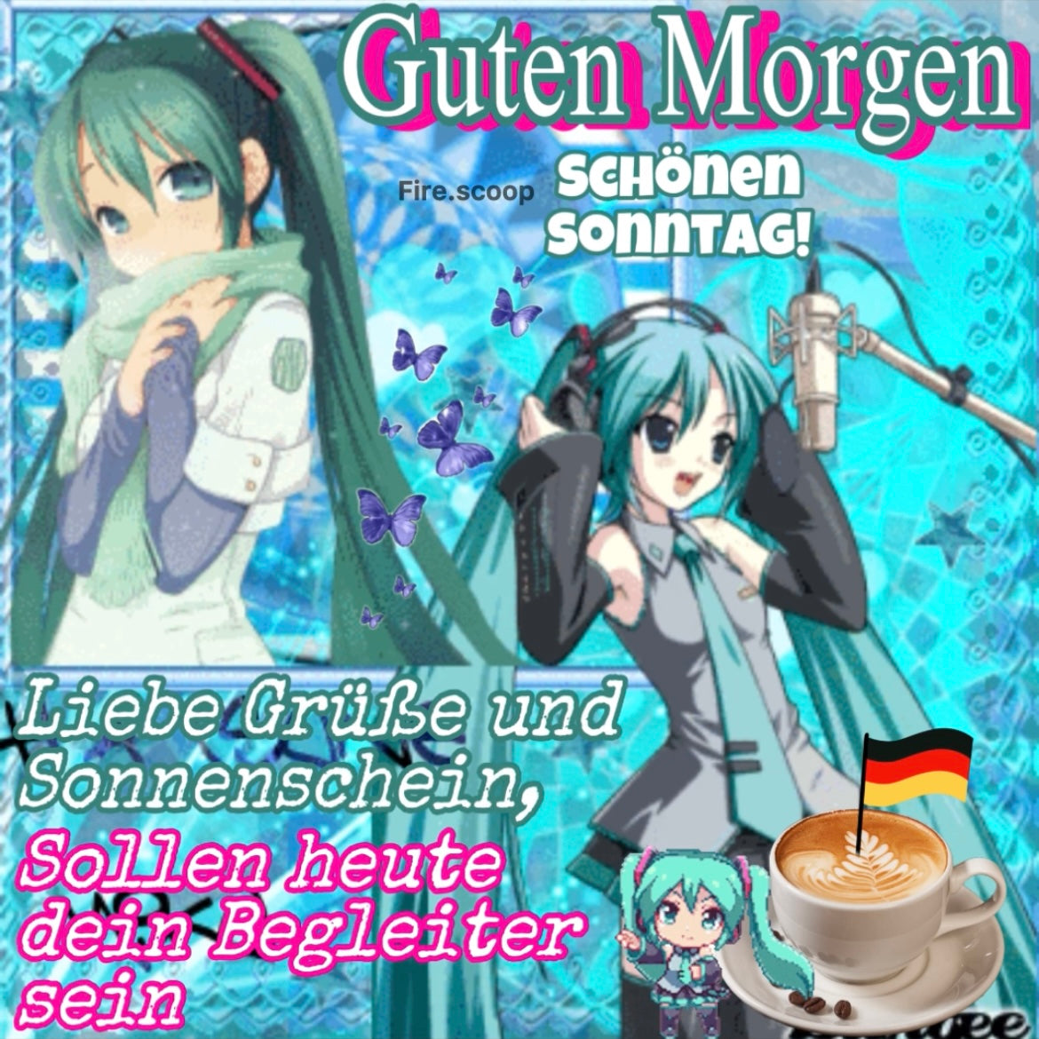 Guten Morgen Sticker