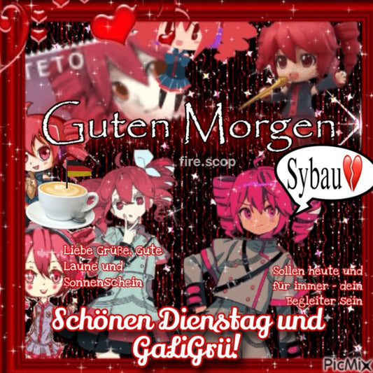 Custom Guten Morgen / Birthday Wishes / Greetings / Motivations
